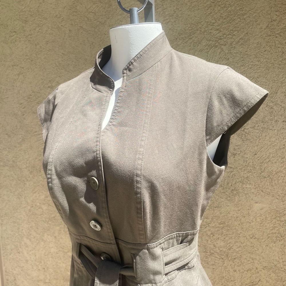 Calvin Klein Taupe Midi Dress